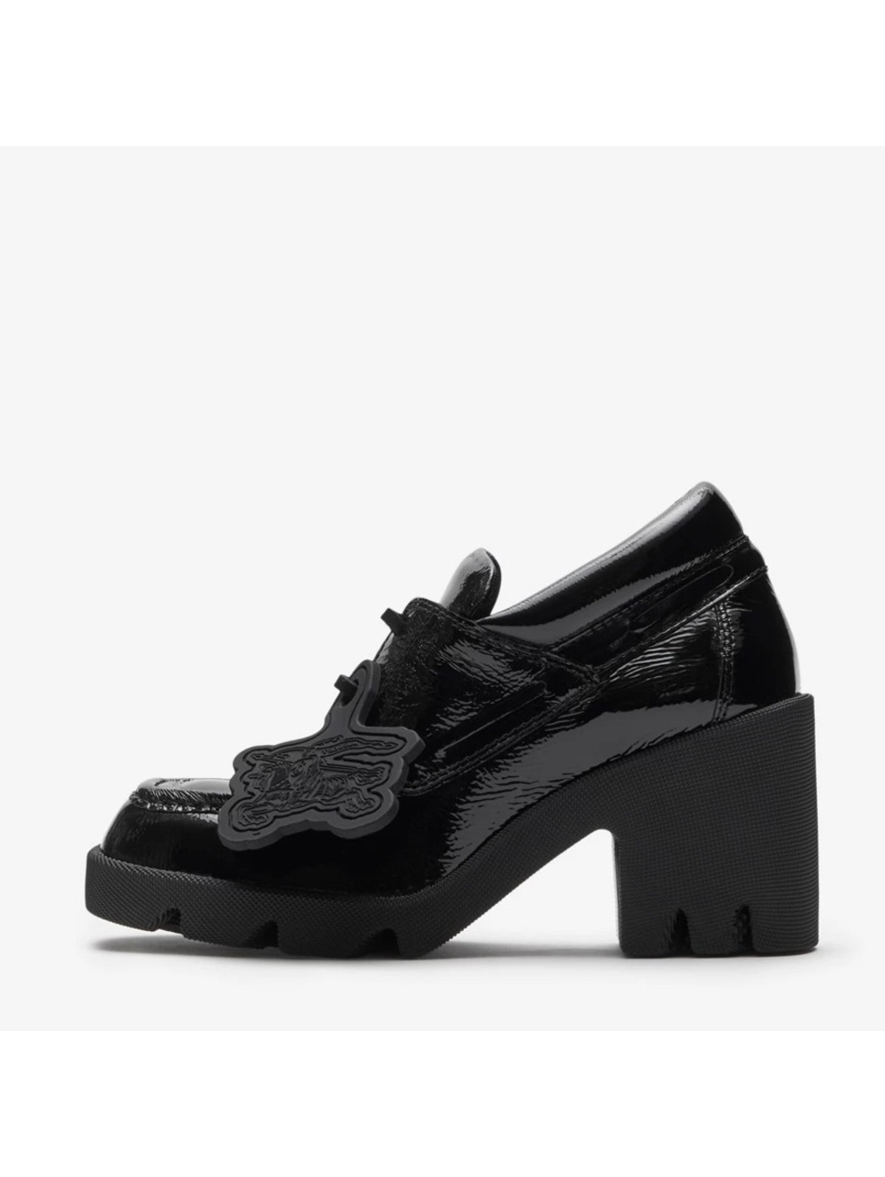 Burberry Leather Stride Loafers in Black, Size 37.5 NEW in Box w/DustBag $1150